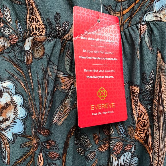 Free People Asymmetric Floral Swing Tiered Top - Picture 8 of 8